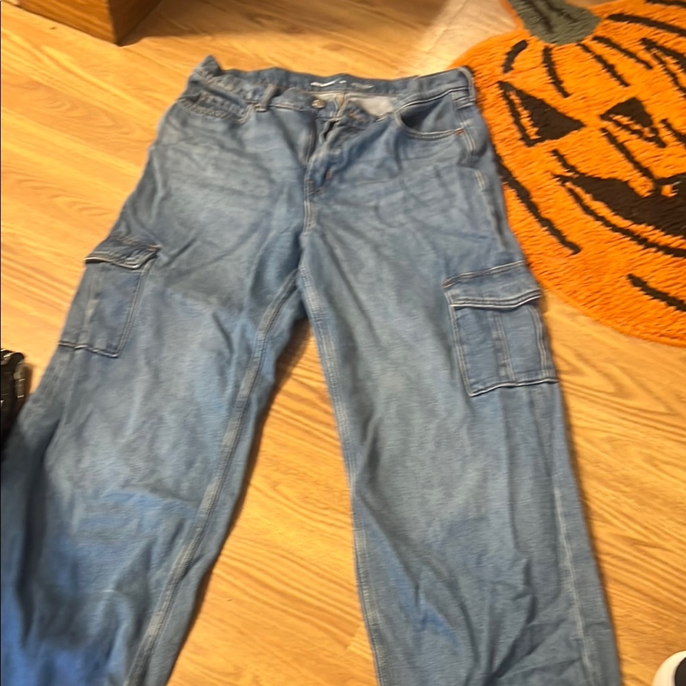 Old Navy Blue Relaxed Jeans Casual Comfort